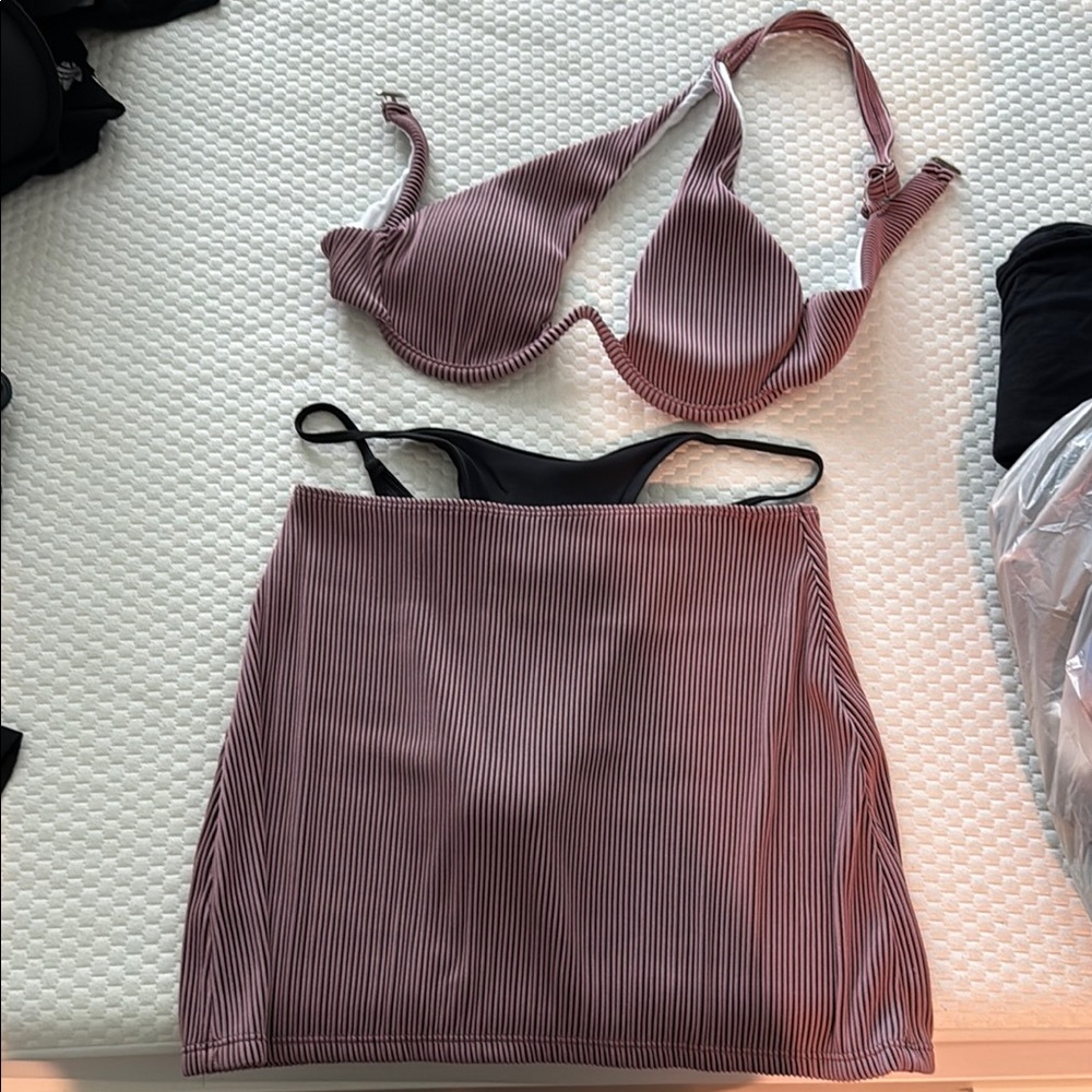 Striped Bikini Set